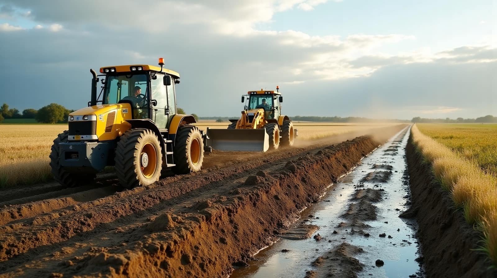 Combien de temps dure un chantier de drainage agricole