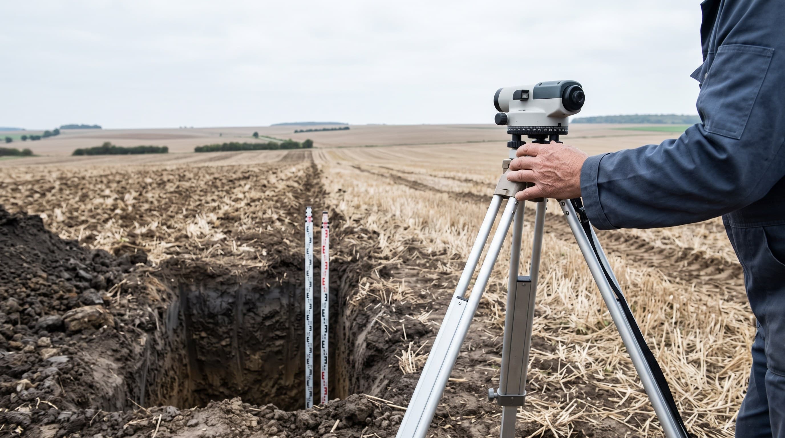 Comment se déroule une étude de terrain avant drainage