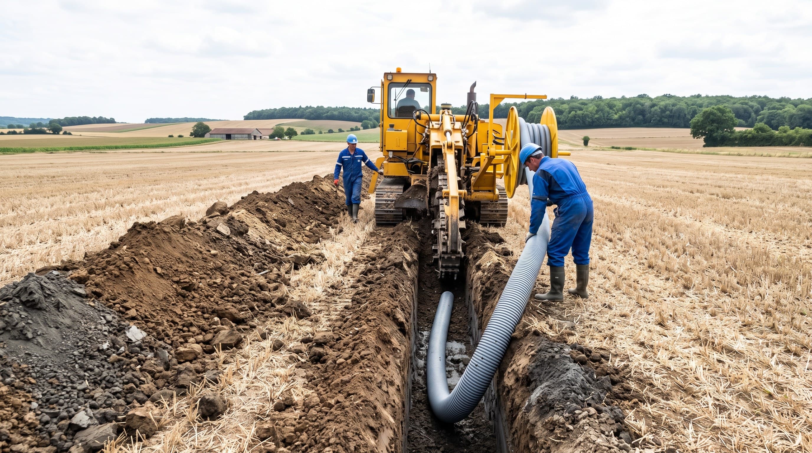 Ce qui fait varier le prix d'un drainage à l'hectare