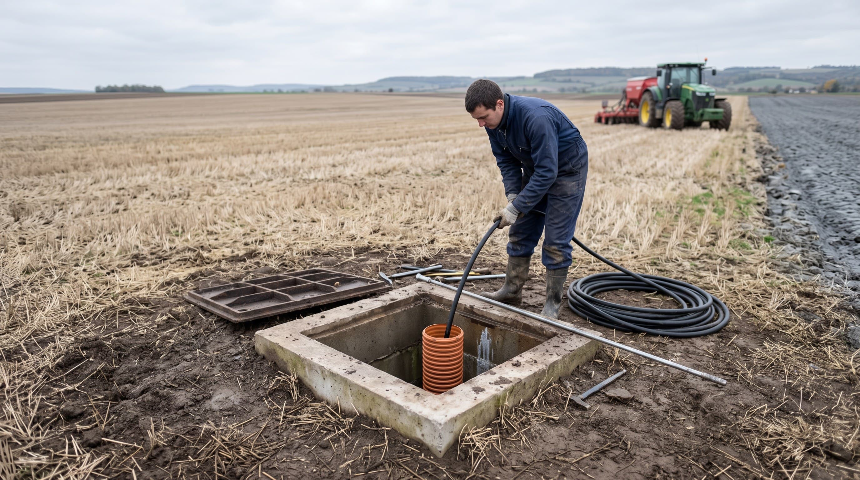 Entretien et réfection de réseaux de drainage
