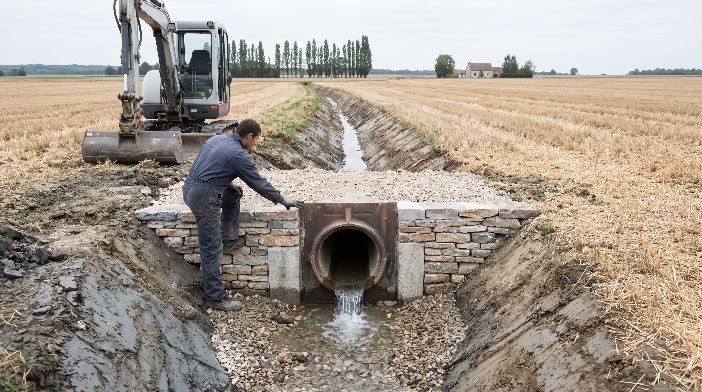 Vos fossés et exutoires de drainage